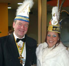 Stadtprinzessin Tanja I. Jubiläumsprinzessin der Fröhlich Pfalz und (ich) Martin Sättele KKM